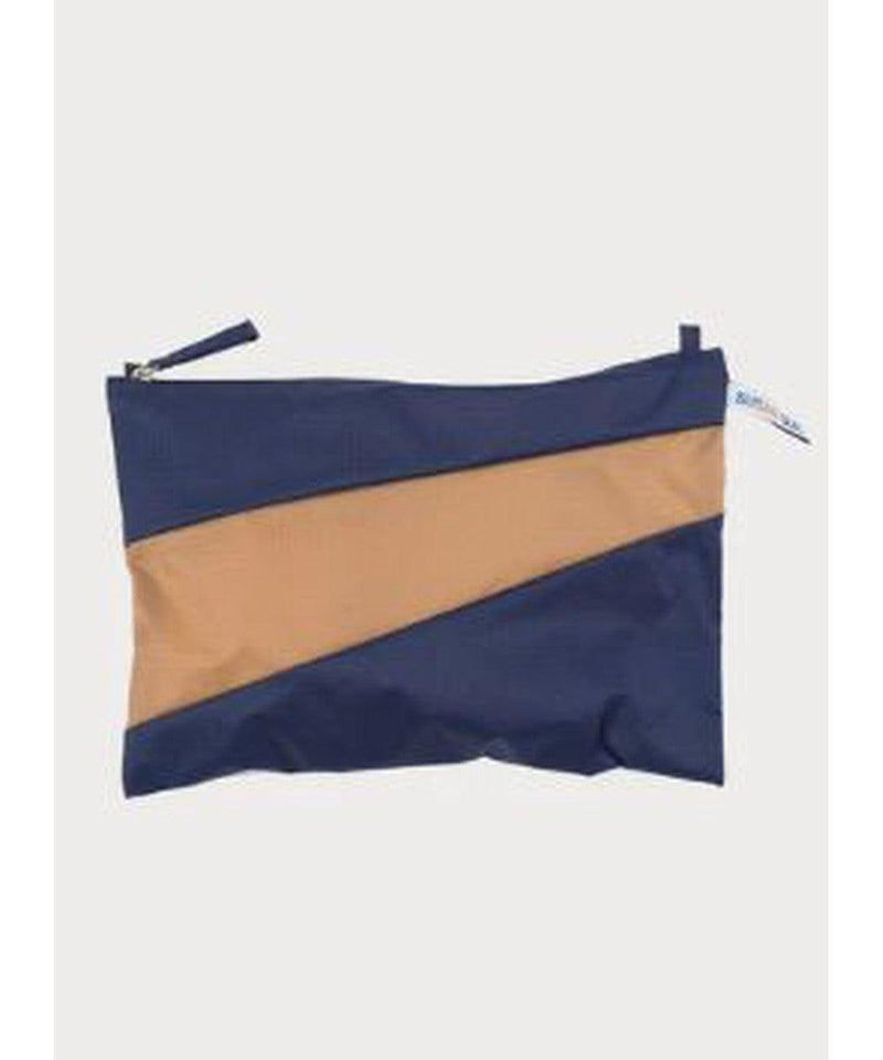 Susan Bijl The New Pouch Navy & Camel Large