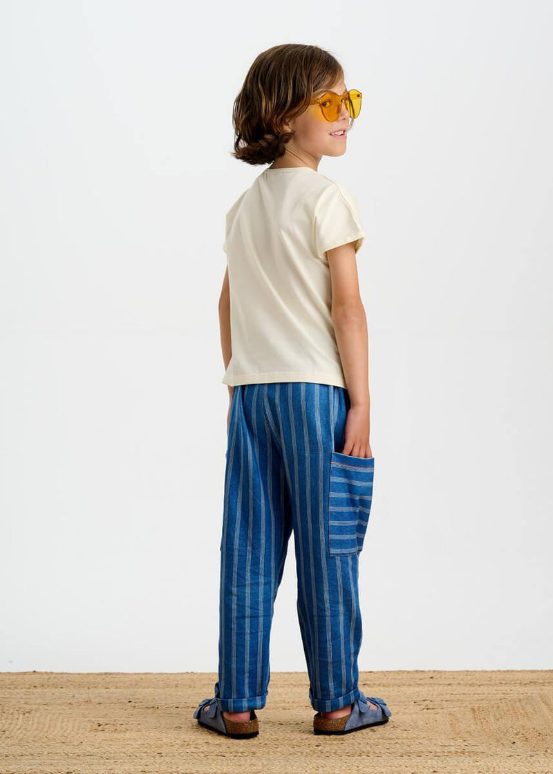 The Bonnie Mob Maggiori Trousers Pinstripe Denim