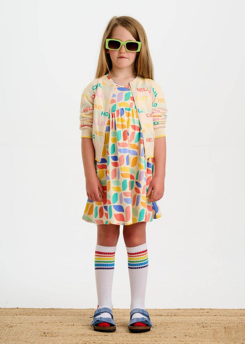 The Bonnie Mob Milena Short Sleeve Dress Kaleidoscope