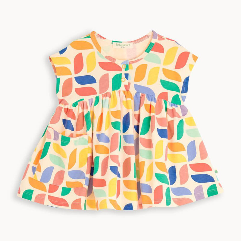 The Bonnie Mob Milena Short Sleeve Dress Kaleidoscope