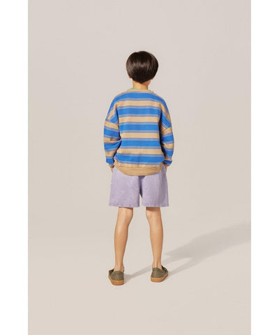 The Campamento Blue Stripes Oversized Kids Sweatshirt