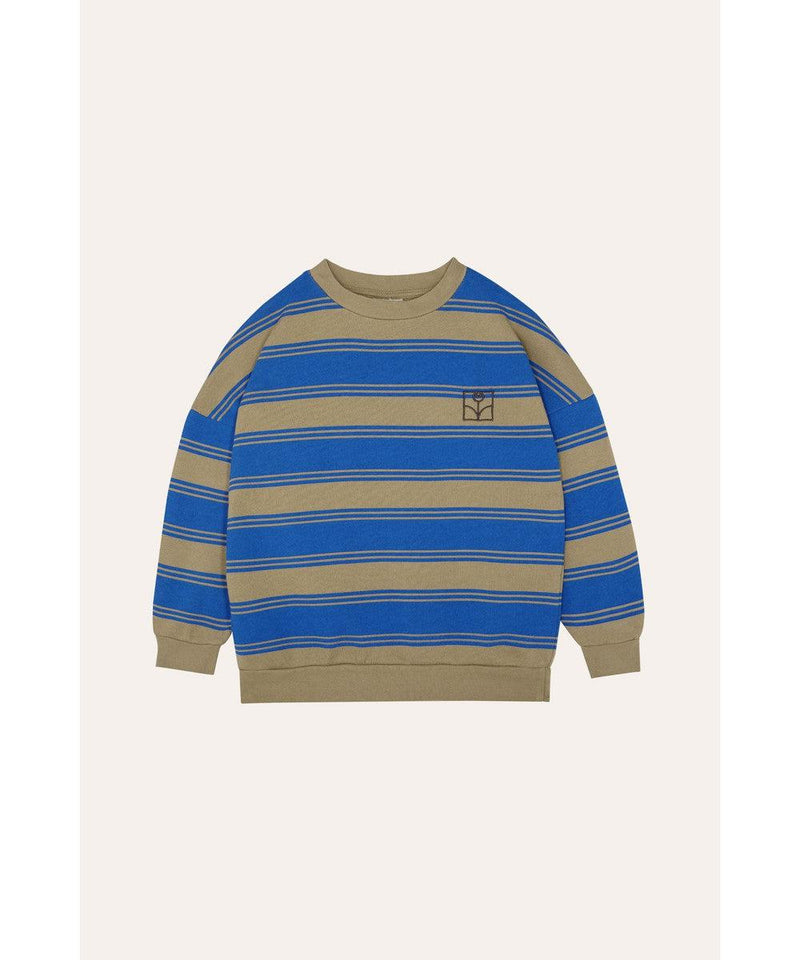 The Campamento Blue Stripes Oversized Kids Sweatshirt