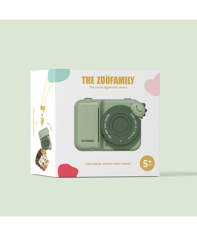 The Zoofamily camera Print Dino Green