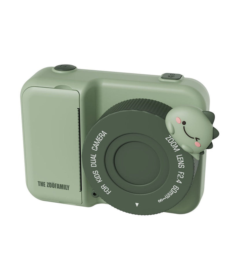 The Zoofamily camera Print Dino Green