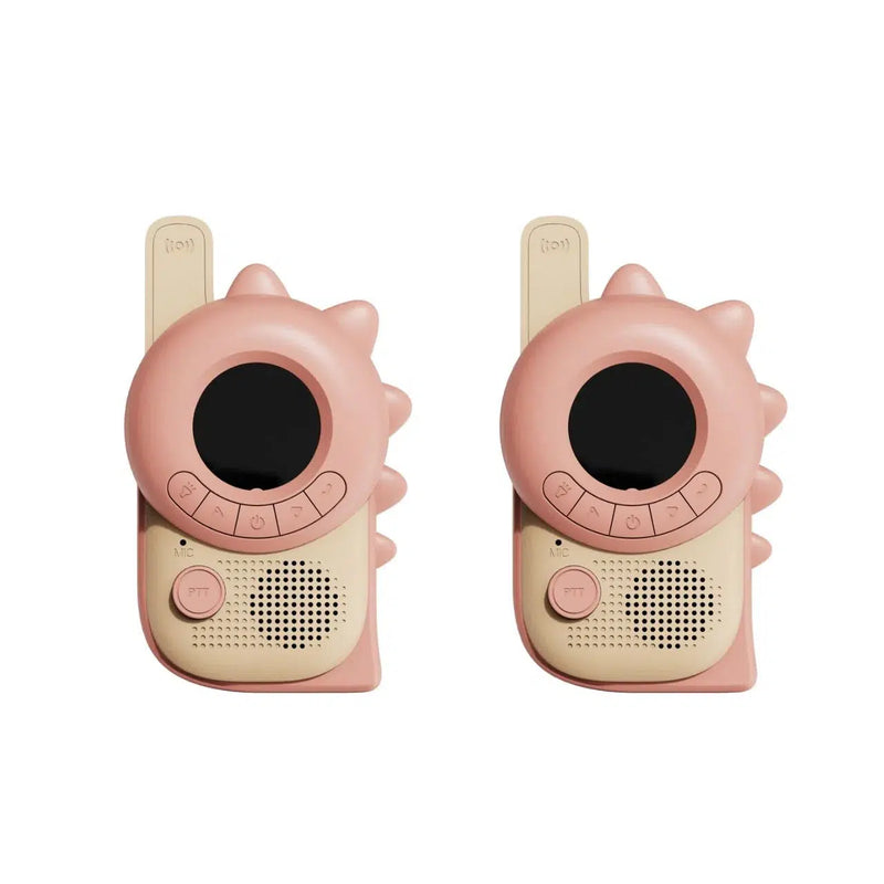 The Zoofamily Walkie Talkie Set Dino Pink/ Dino Pink