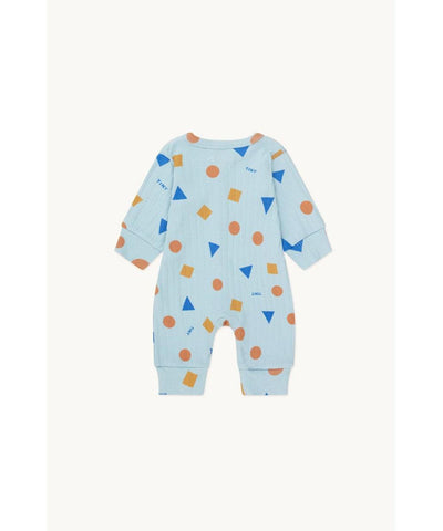 Tiny Cottons Baby Geometric One-Piece Blue