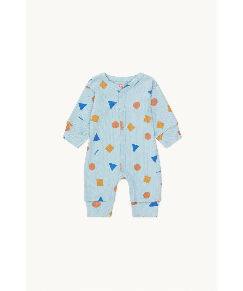 Tiny Cottons Baby Geometric One-Piece Blue