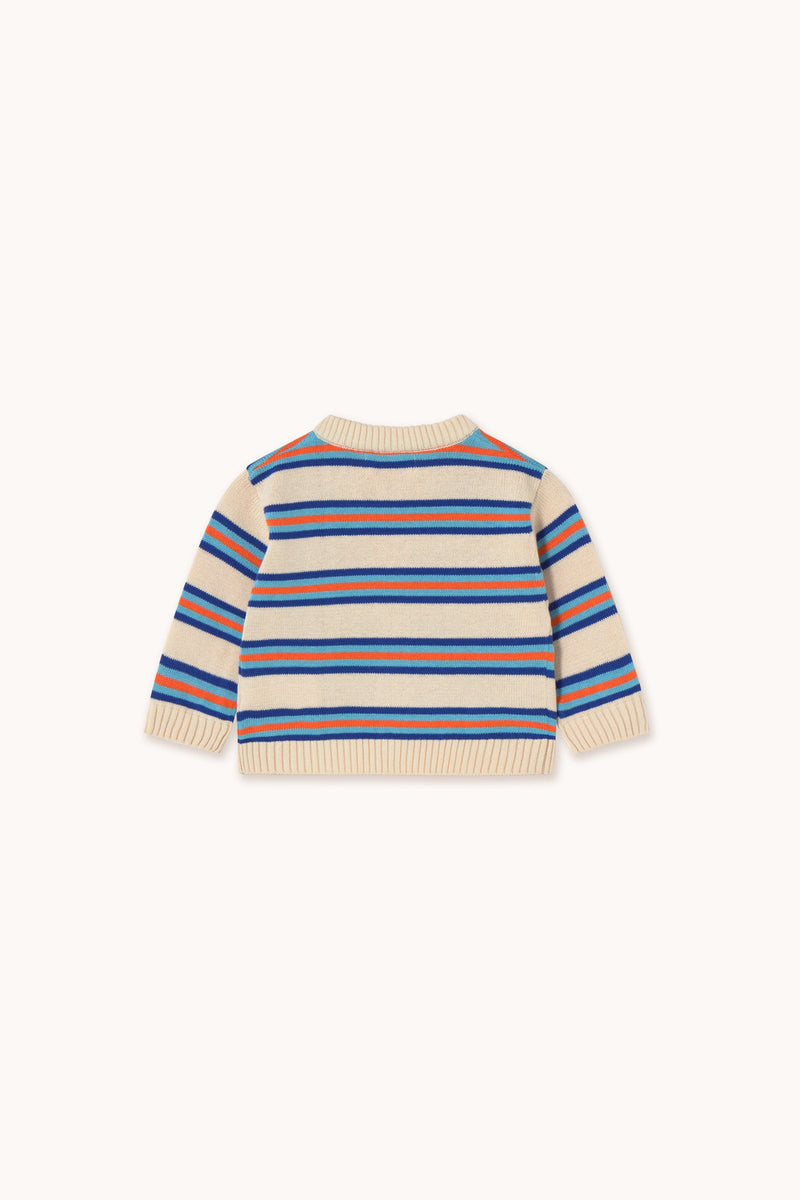 Tiny Cottons Baby Multicolor Stripes Cardigan