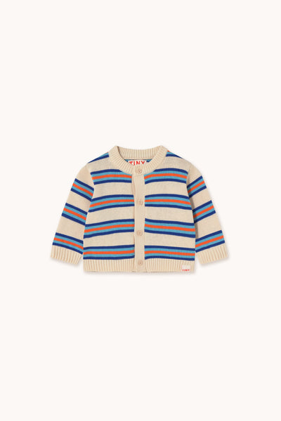 Tiny Cottons Baby Multicolor Stripes Cardigan