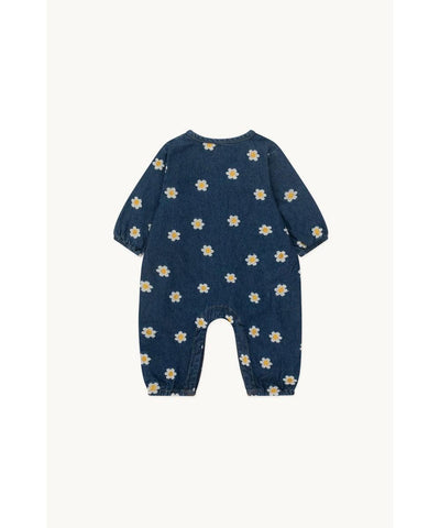 Tiny Cottons Baby One-piece Daisy Denim