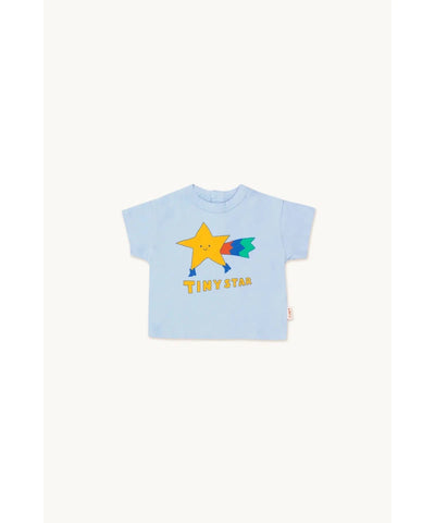 Tiny Cottons Baby Star Baby Tee Blue Grey