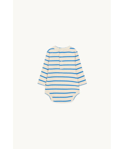 Tiny Cottons Baby Stripes Body Blue