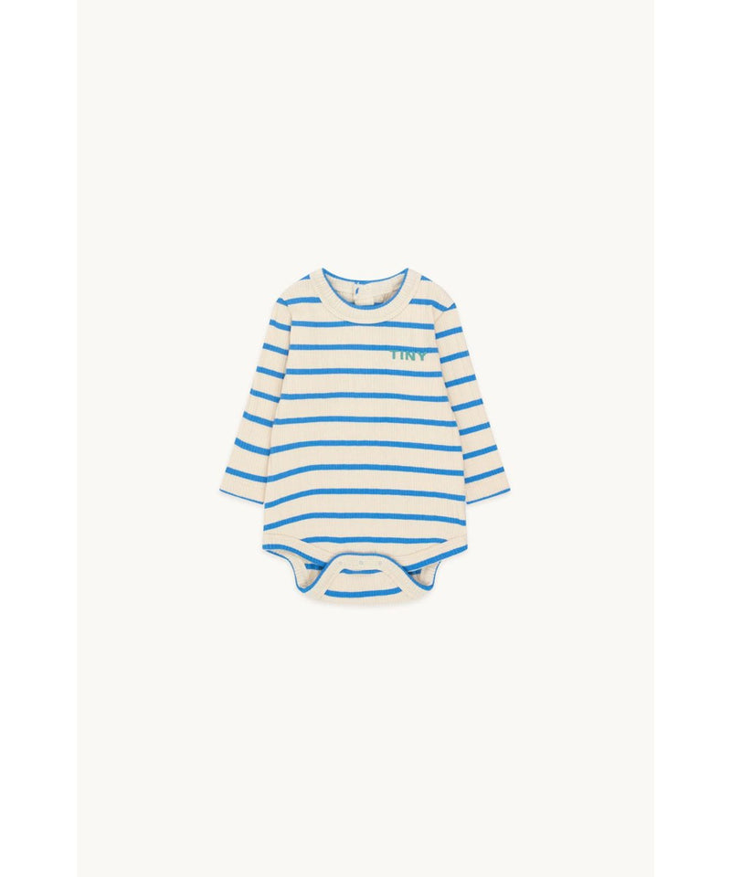 Tiny Cottons Baby Stripes Body Blue