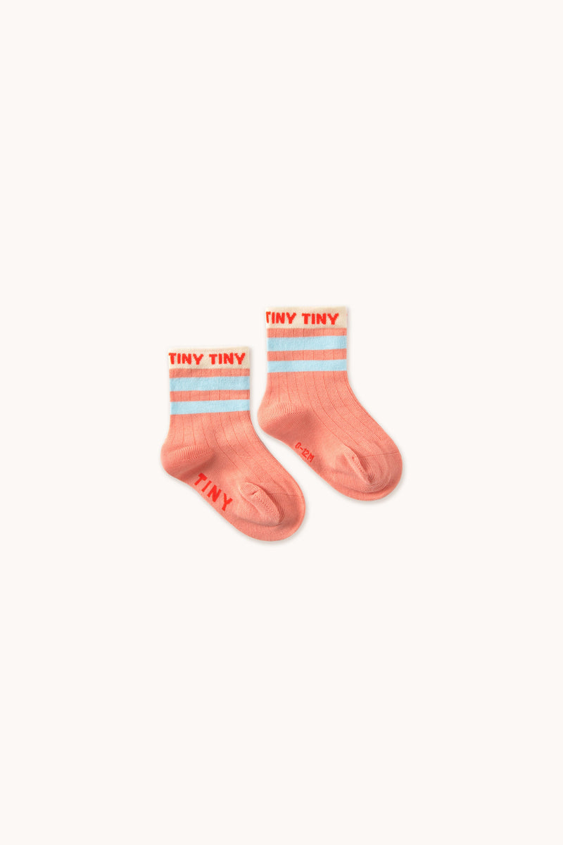 Tiny Cottons Baby Tiny Medium Height Socks Papaya