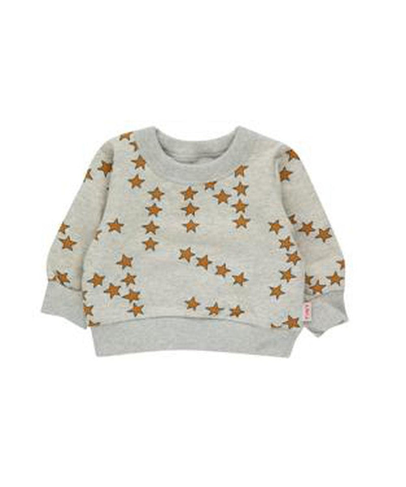 Tiny Cottons Baby Tiny Stars Sweatshirt Light Grey Heather