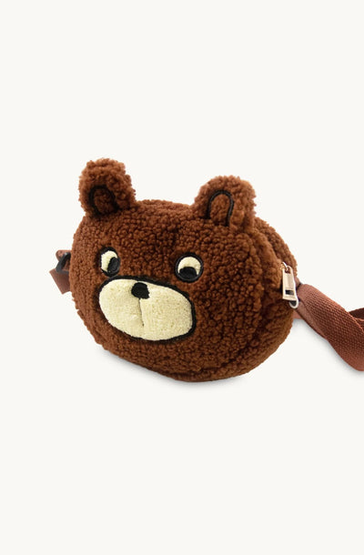 Tiny Cottons Bear Bag Brown