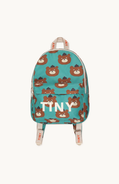 Tiny Cottons Bears Backpack Emerald