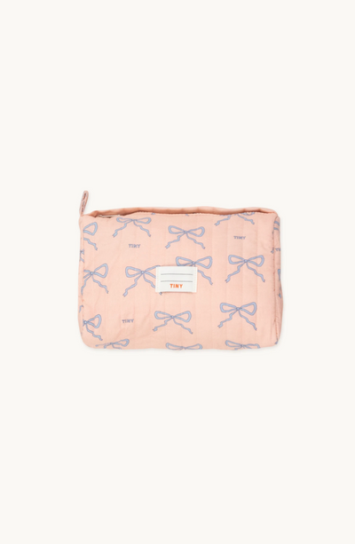 Tiny Cottons Bows Big Pouch Wild Rose