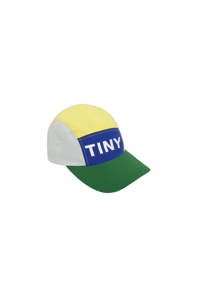 Tiny Cottons Color Block Cap Ultramarine/Dark Emerald