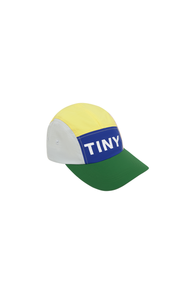 Tiny Cottons Color Block Cap Ultramarine/Dark Emerald