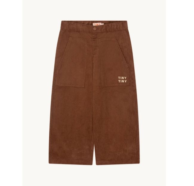 Tiny Cottons Corduroy Buttoned Pant Chocolate