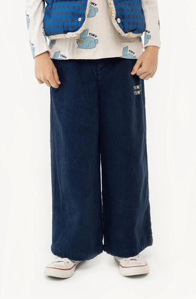 Tiny Cottons Corduroy Buttoned Pant Navy