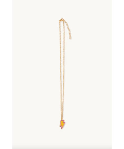 Tiny Cottons Lightning Necklace Pale Ochre