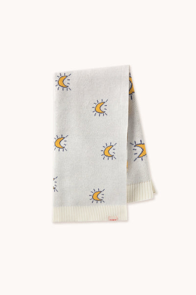 Tiny Cottons Midnight Sun Blanket Off-white