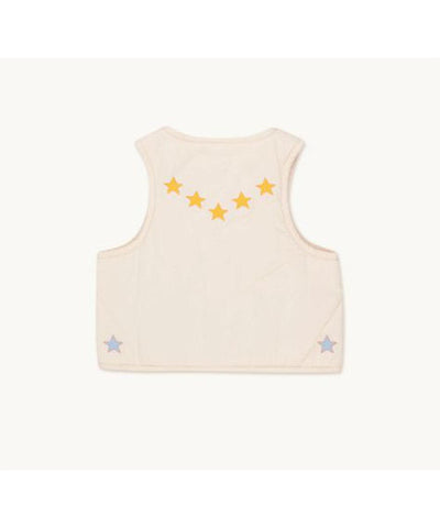 Tiny Cottons Padded Stars Vest light cream