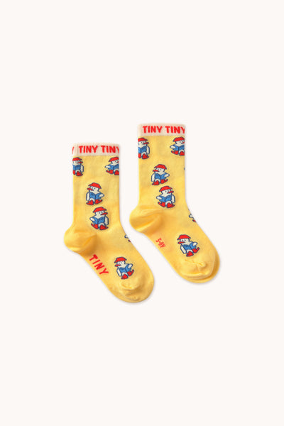 Tiny Cottons Readers Medium Socks Mellow Yellow