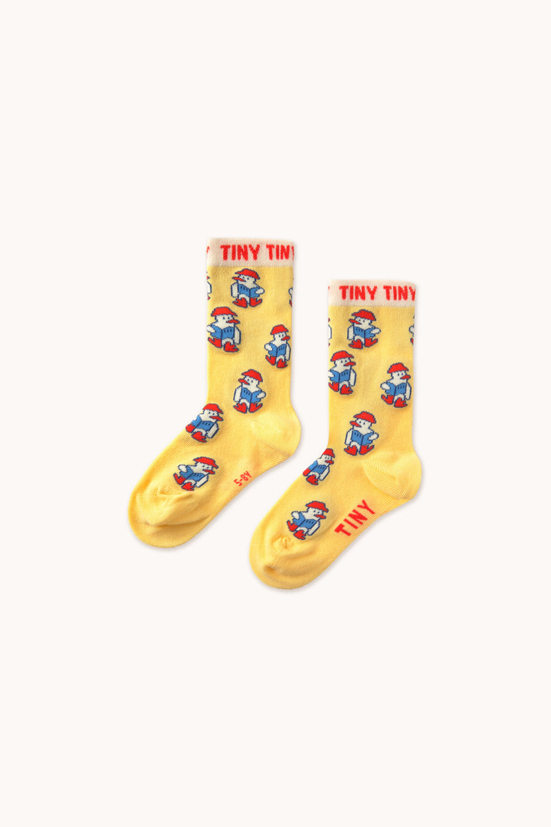 Tiny Cottons Readers Medium Socks Mellow Yellow