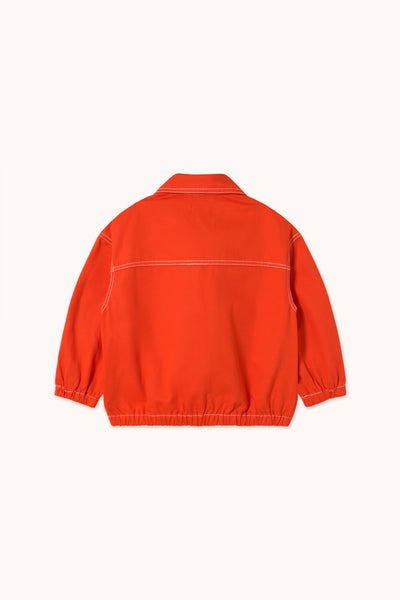 Tiny Cottons Solid Jacket Summer Red