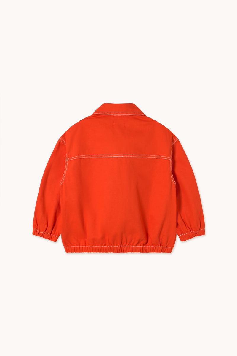 Tiny Cottons Solid Jacket Summer Red