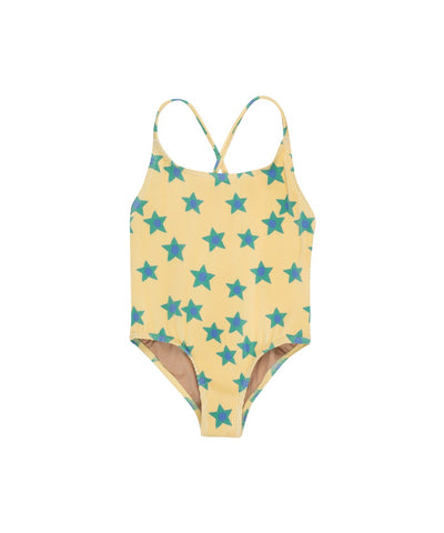 Tiny Cottons Starflowers Swimsuit Mellow Yellow
