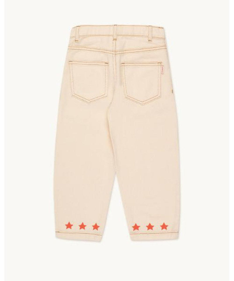 Tiny Cottons Stars Baggy Jeans light cream