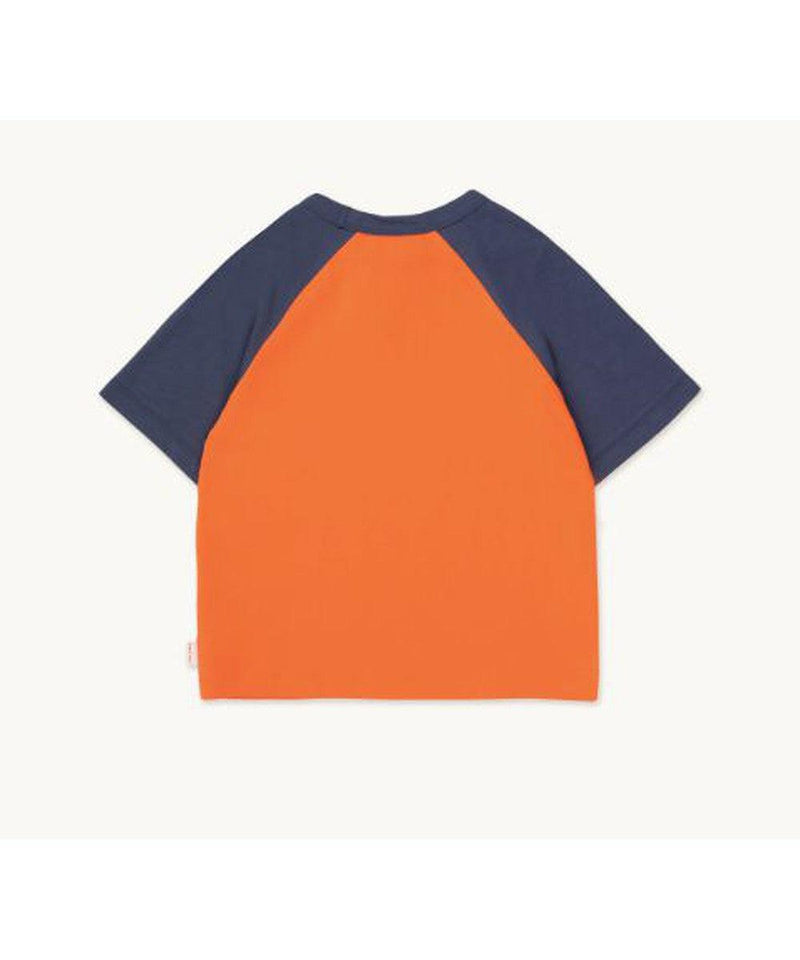 Tiny Cottons Stars Tee orange red/light navy