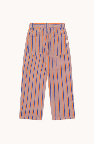 Tiny Cottons Striped Trousers Taupe