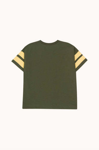 Tiny Cottons Stripes Tee Khaki