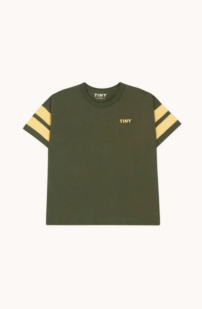 Tiny Cottons Stripes Tee Khaki