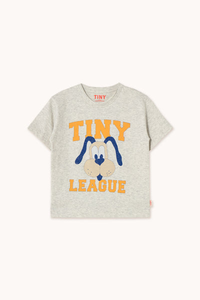 Tiny Cottons Tiny League Graphic Tee Light Grey Heather