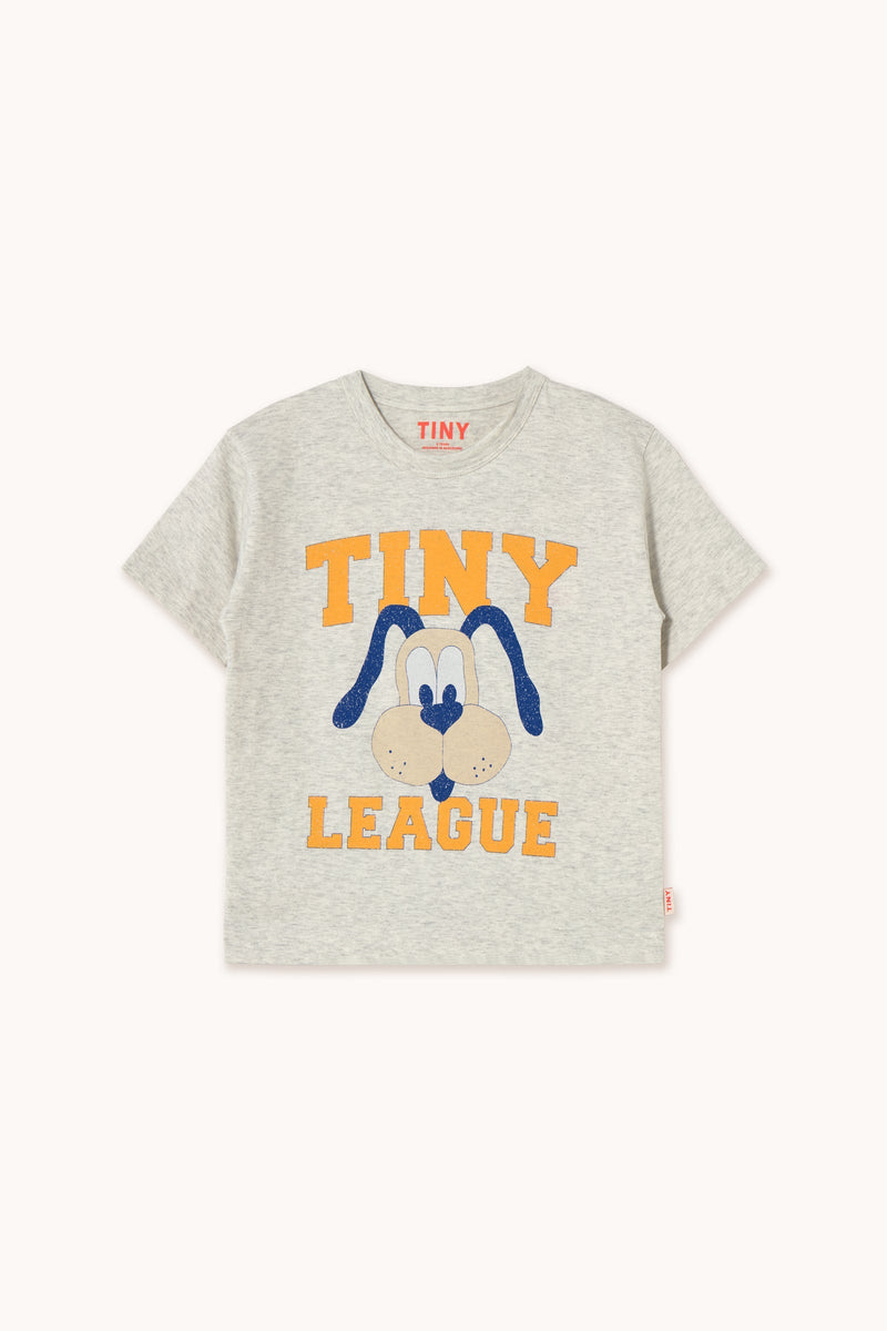 Tiny Cottons Tiny League Graphic Tee Light Grey Heather