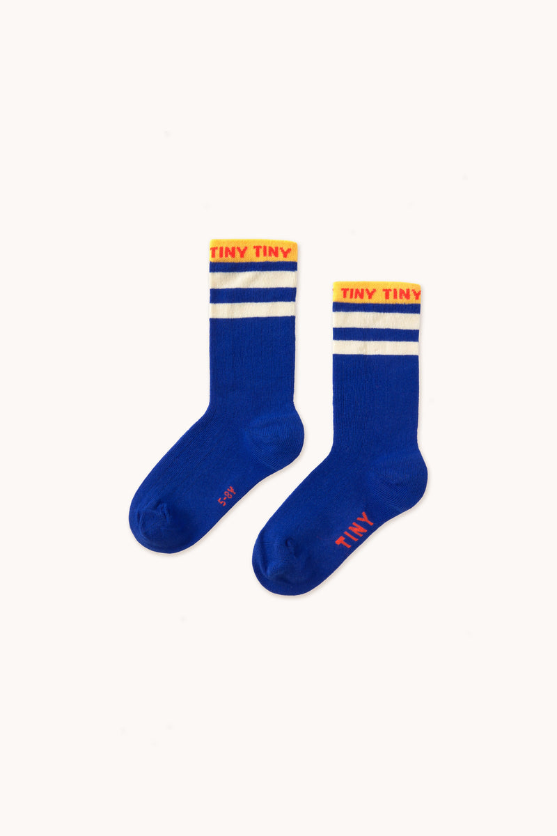 Tiny Cottons Tiny Medium Height Socks Ultramarine