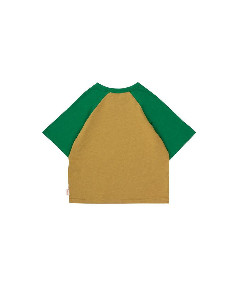 Tiny Cottons Wonderland Tee green ochre/ pine green