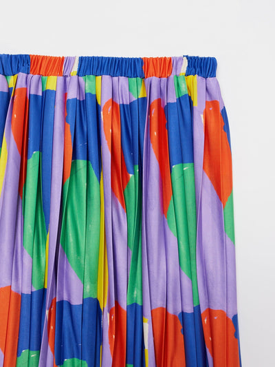 True Artist Kaleidoscope Pleated Skirt