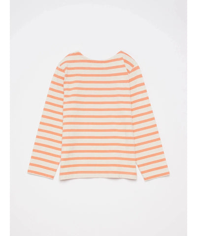 True Artist Striped Boat Neck T-Shirt