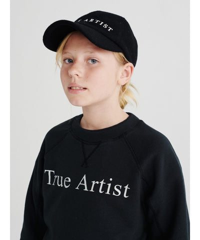 True Artist Sweatshirt Peat Black