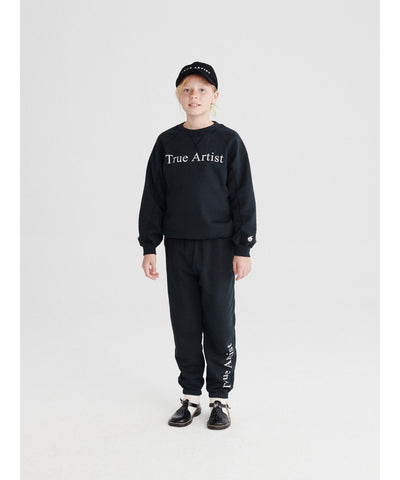 True Artist Sweatshirt Peat Black