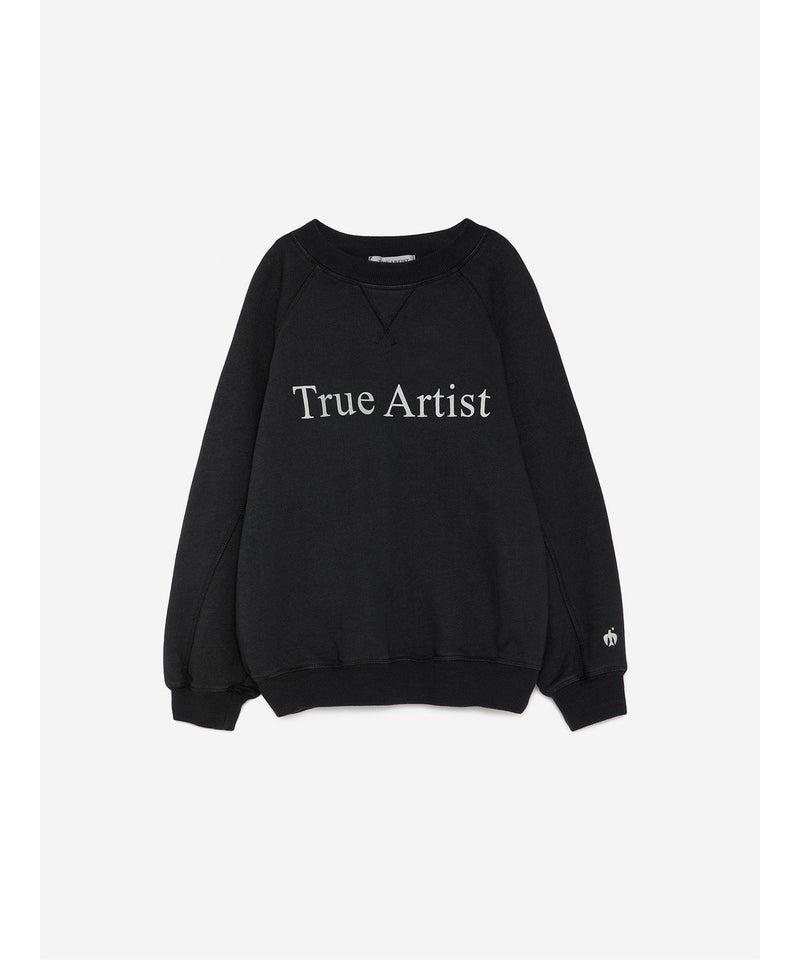 True Artist Sweatshirt Peat Black