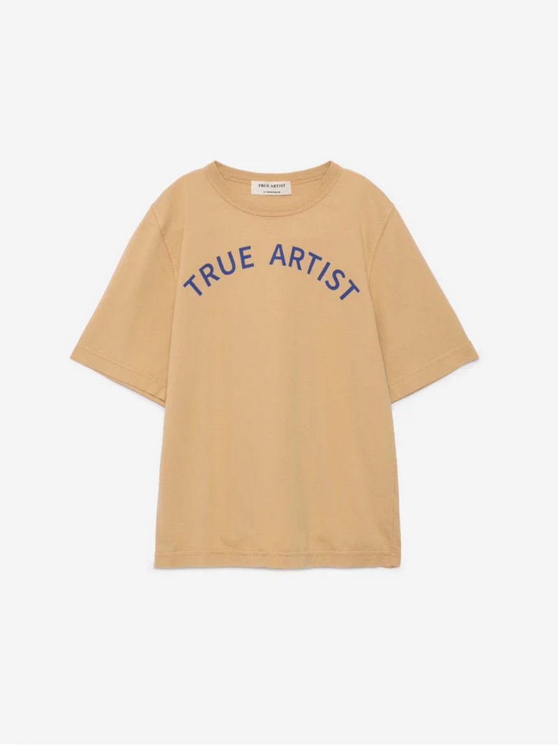 True Artist T-shirt Camel Light Brown