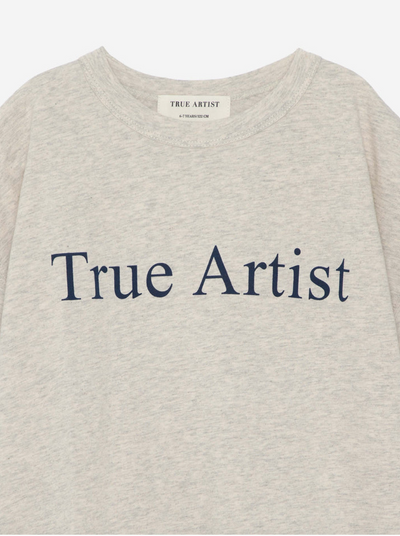 True Artist T-shirt Grey Melange